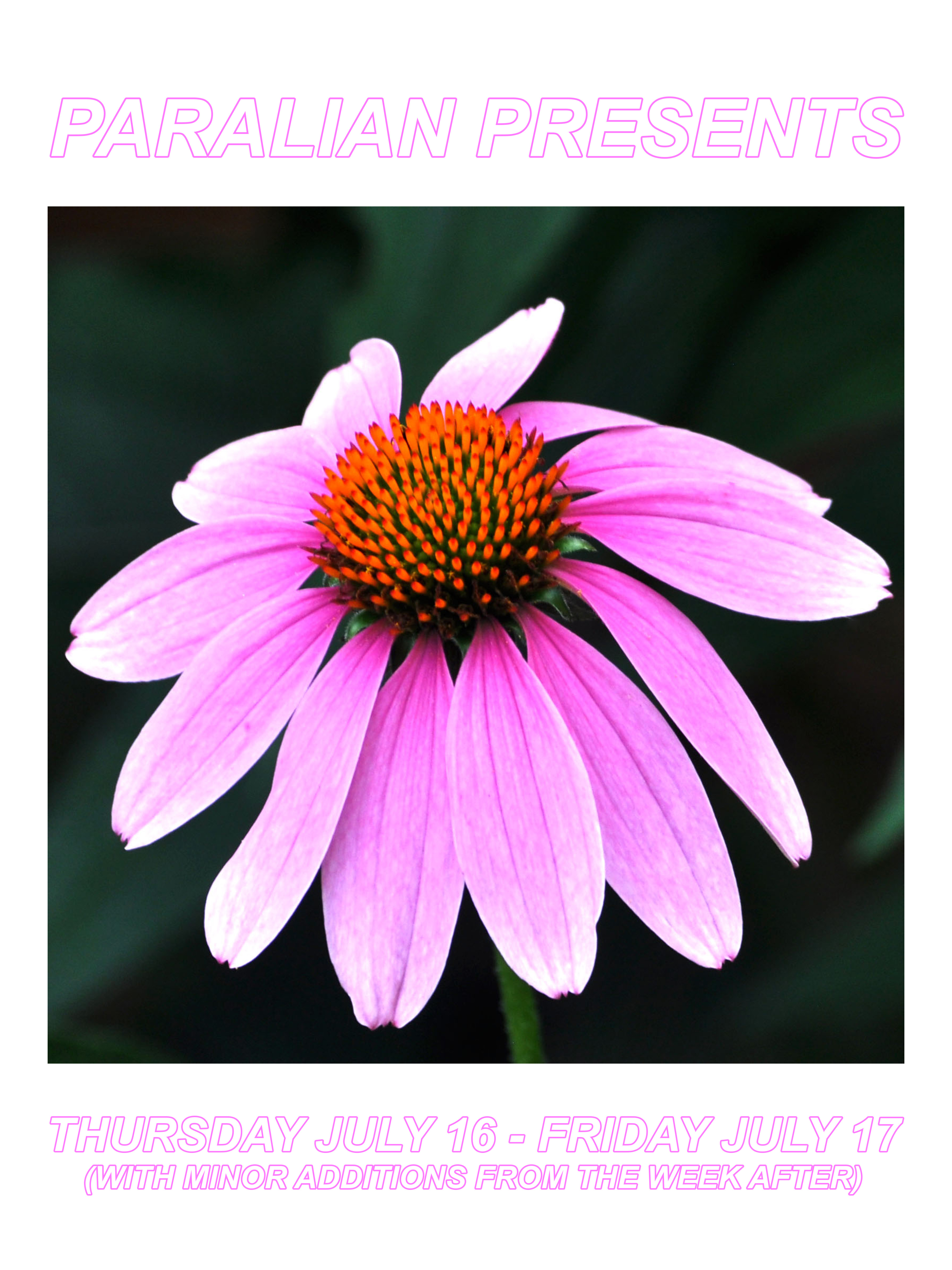  Paralian #2: THURSDAY